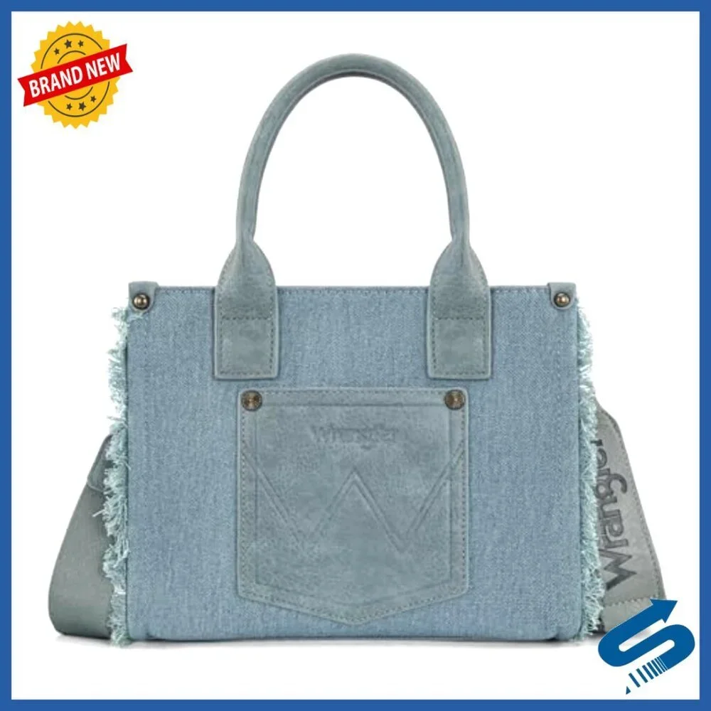 Canvas Tote Bag Woven Top Handle Handbag Guitar Strap Retro Boho Shoulder Purse